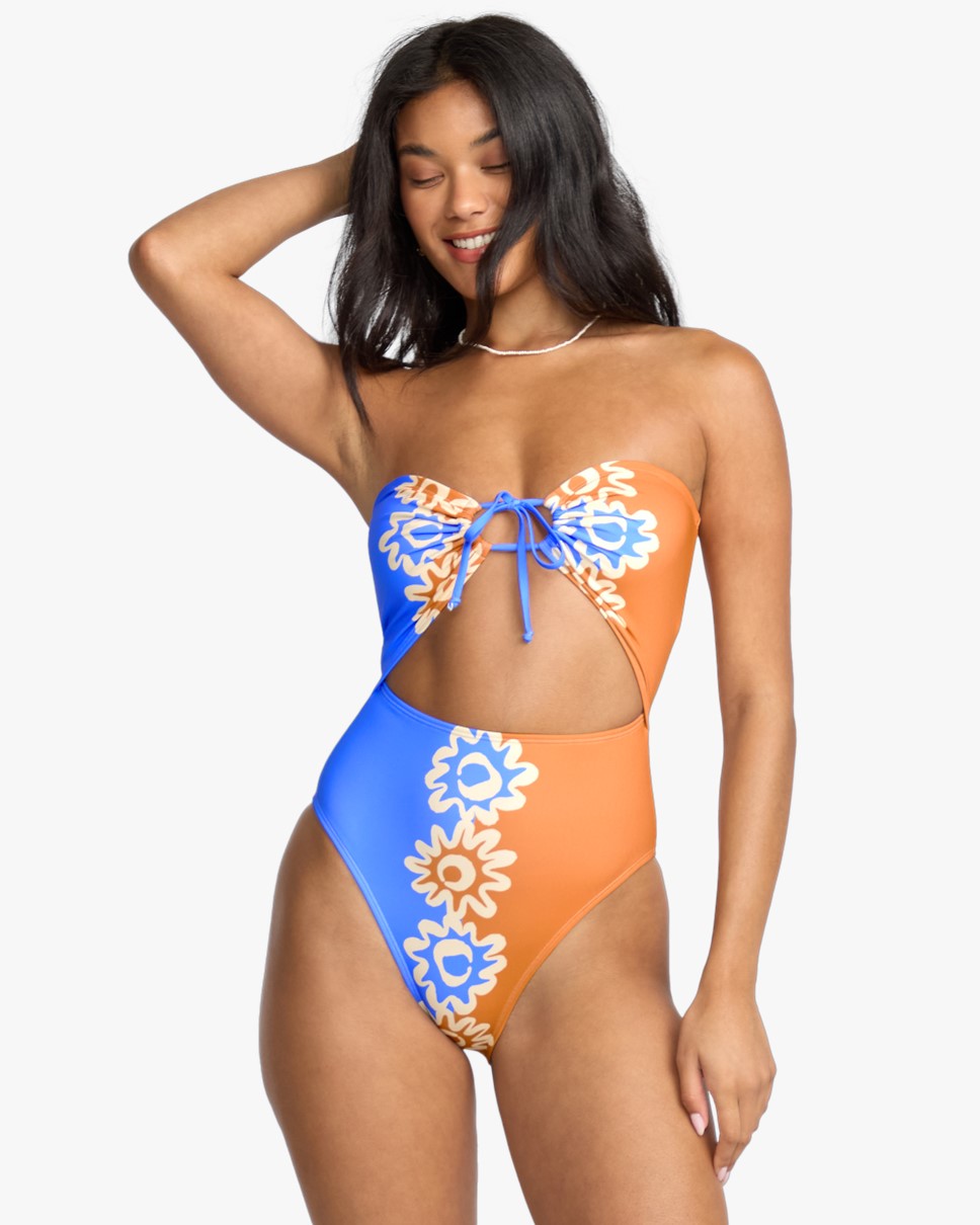 Womens Trippin Drippin One Piece Swimsuit