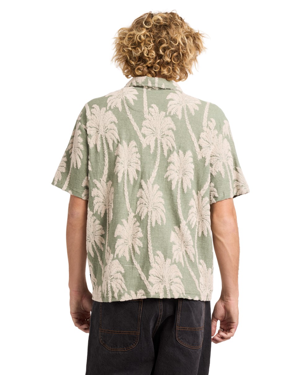 Mens Palm Fall Short Sleeve Top