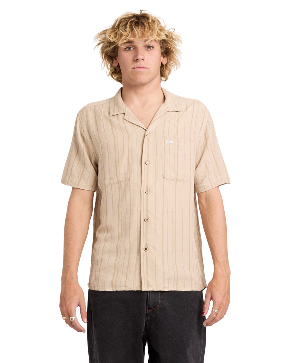 Mens Exotica Stripe Short Sleeve Shirt
