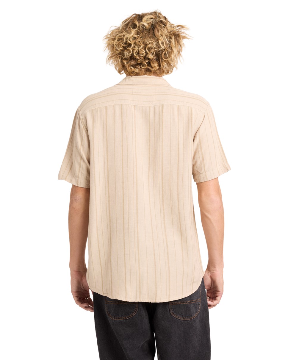 Mens Exotica Stripe Short Sleeve Shirt