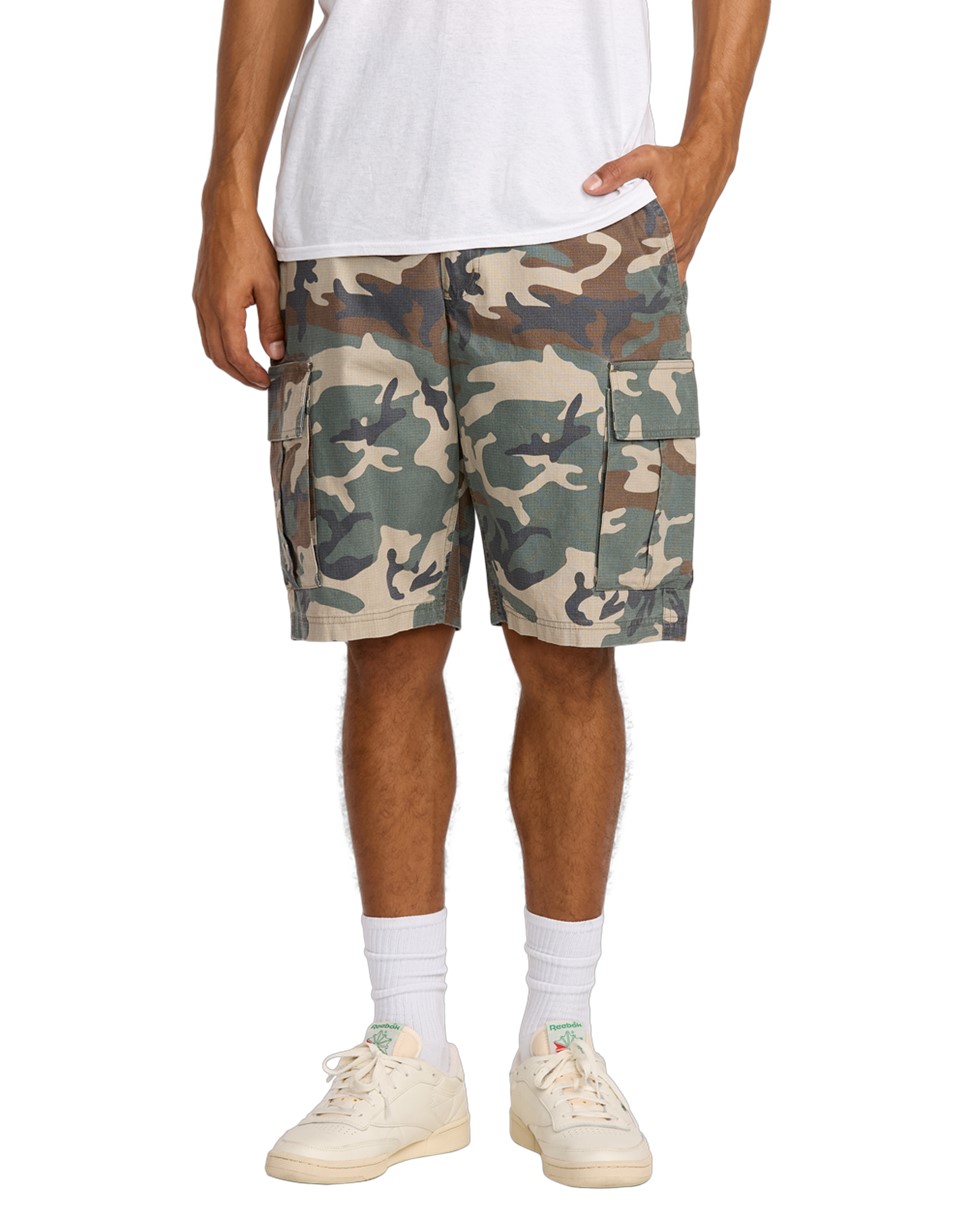 Mens Dayshift Cargo Short-Green