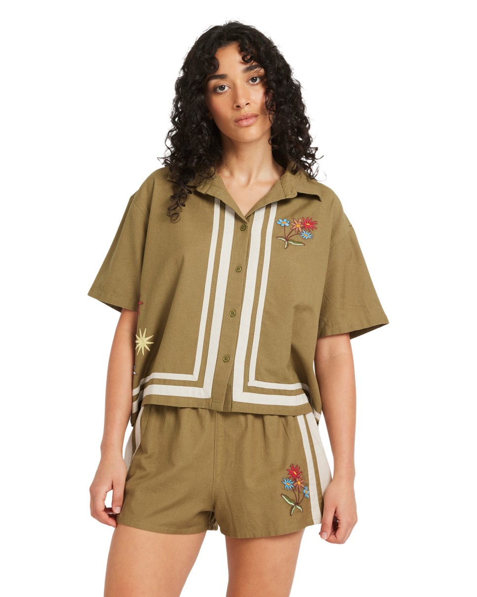 Womens Mel G Button Down