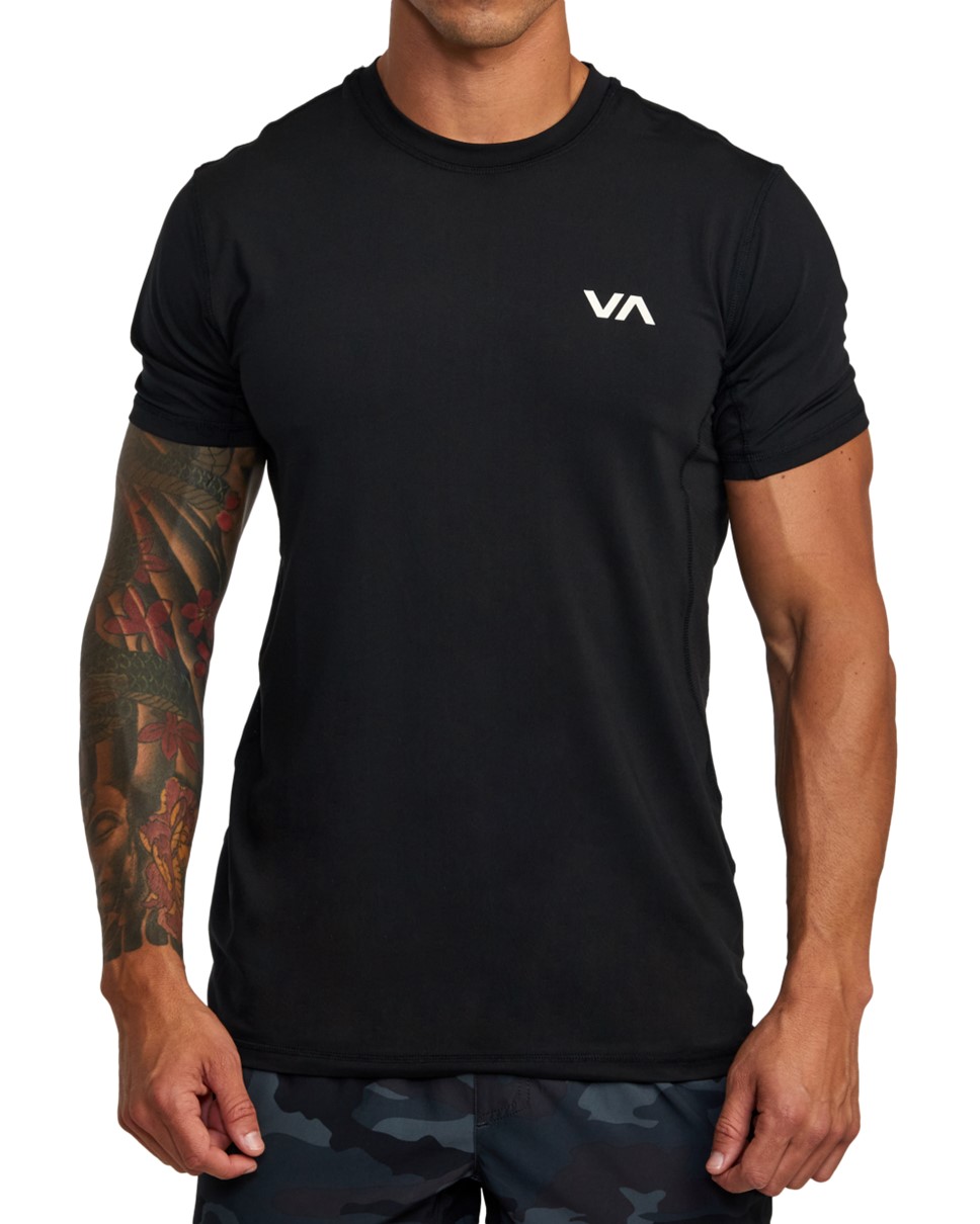 Mens Sport Vent Technical T-Shirt-Black