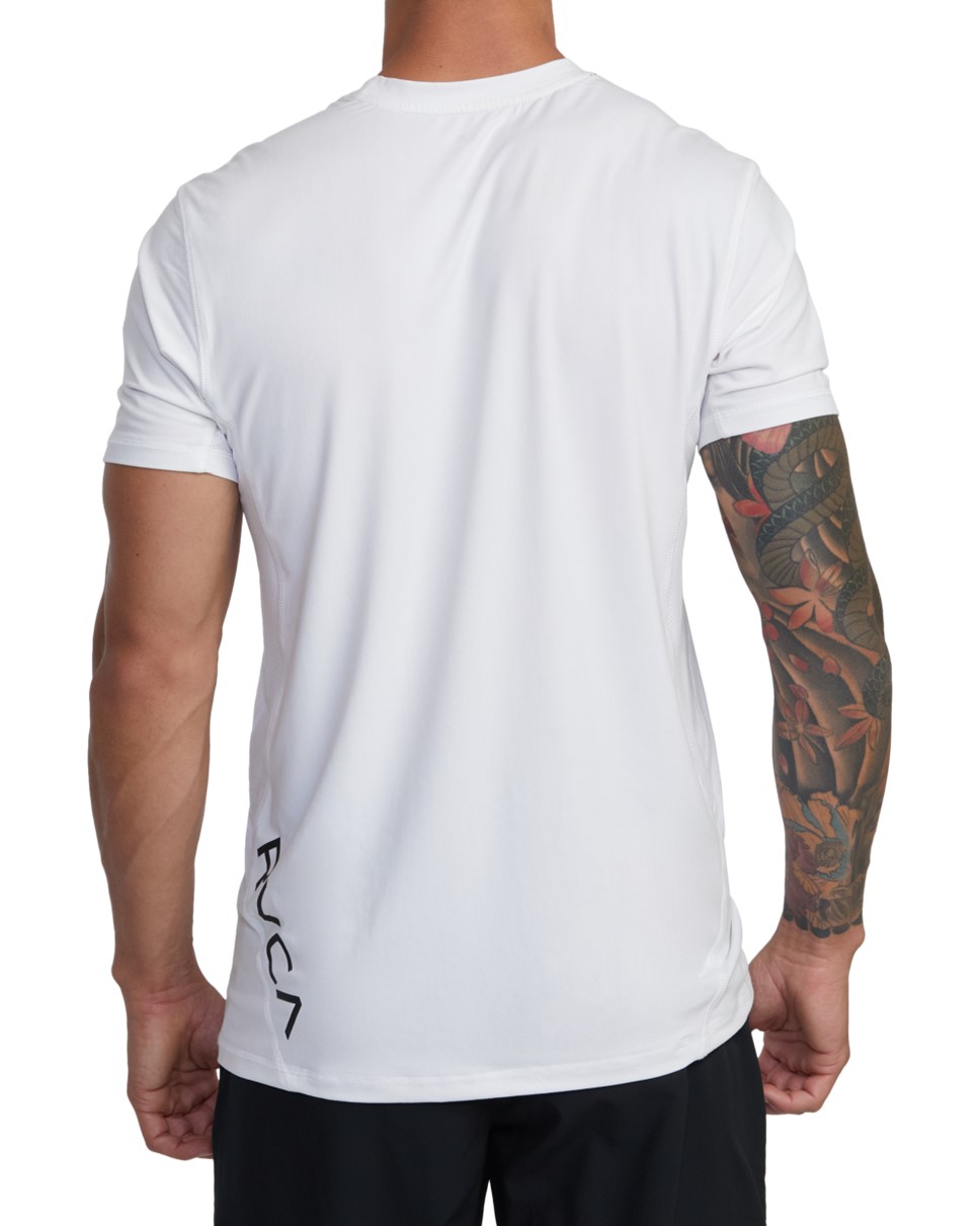 Mens Sport Vent Technical T-Shirt-White