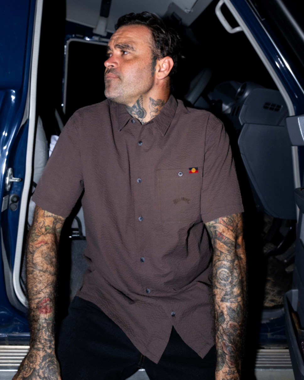 Mens Otis Flag Short Sleeve Shirts