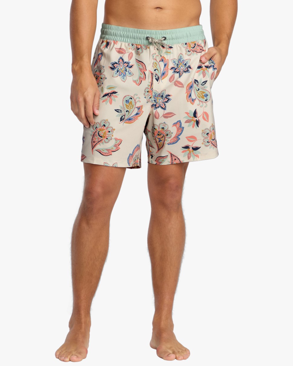 Mens Good Times 16" Layback Fit Boardshorts-Muti