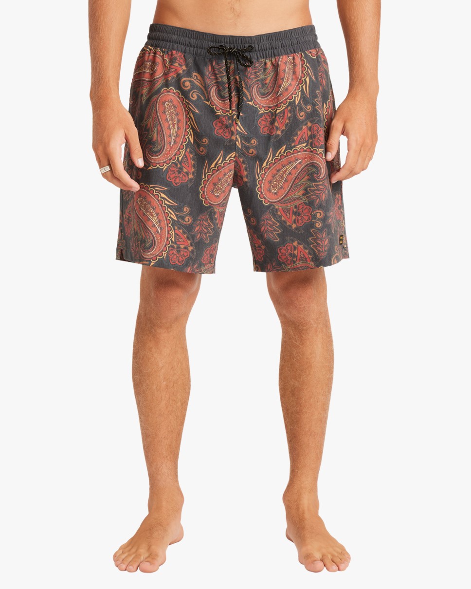 Mens Sundays Layback 17" Swim Shorts-Multi
