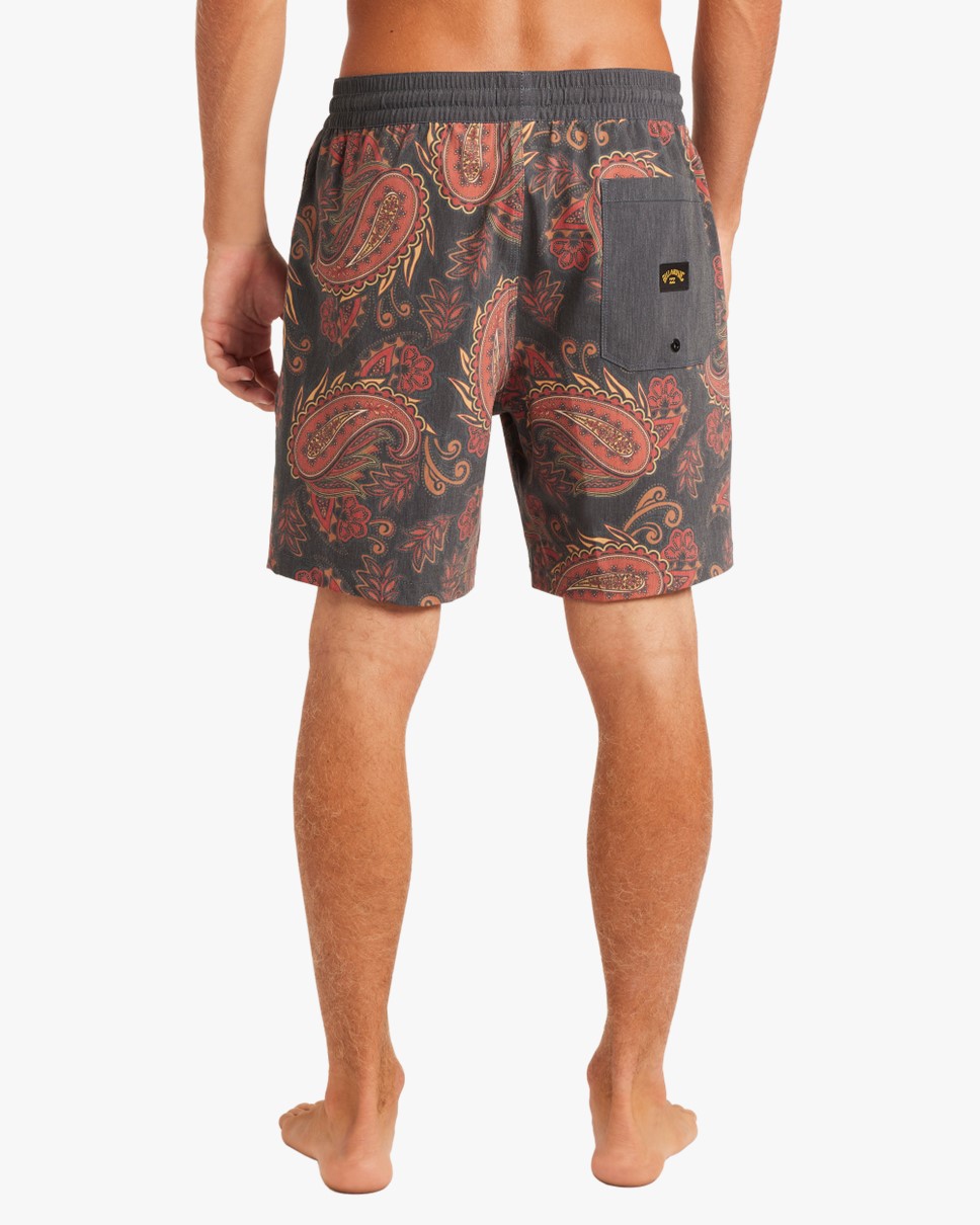 Mens Sundays Layback 17" Swim Shorts-Multi