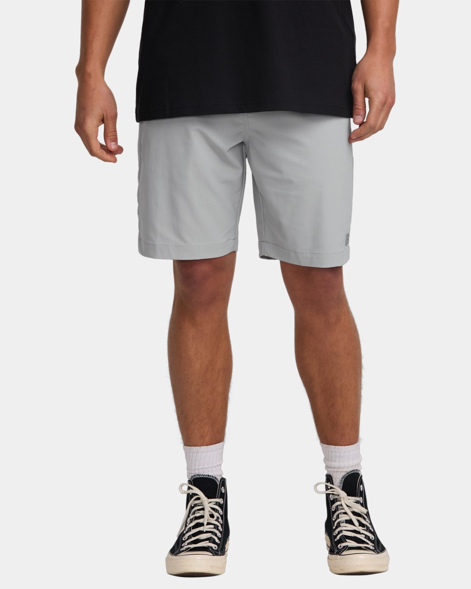 Mens Surftrek Journey Hybrid 20" Shorts-Grey