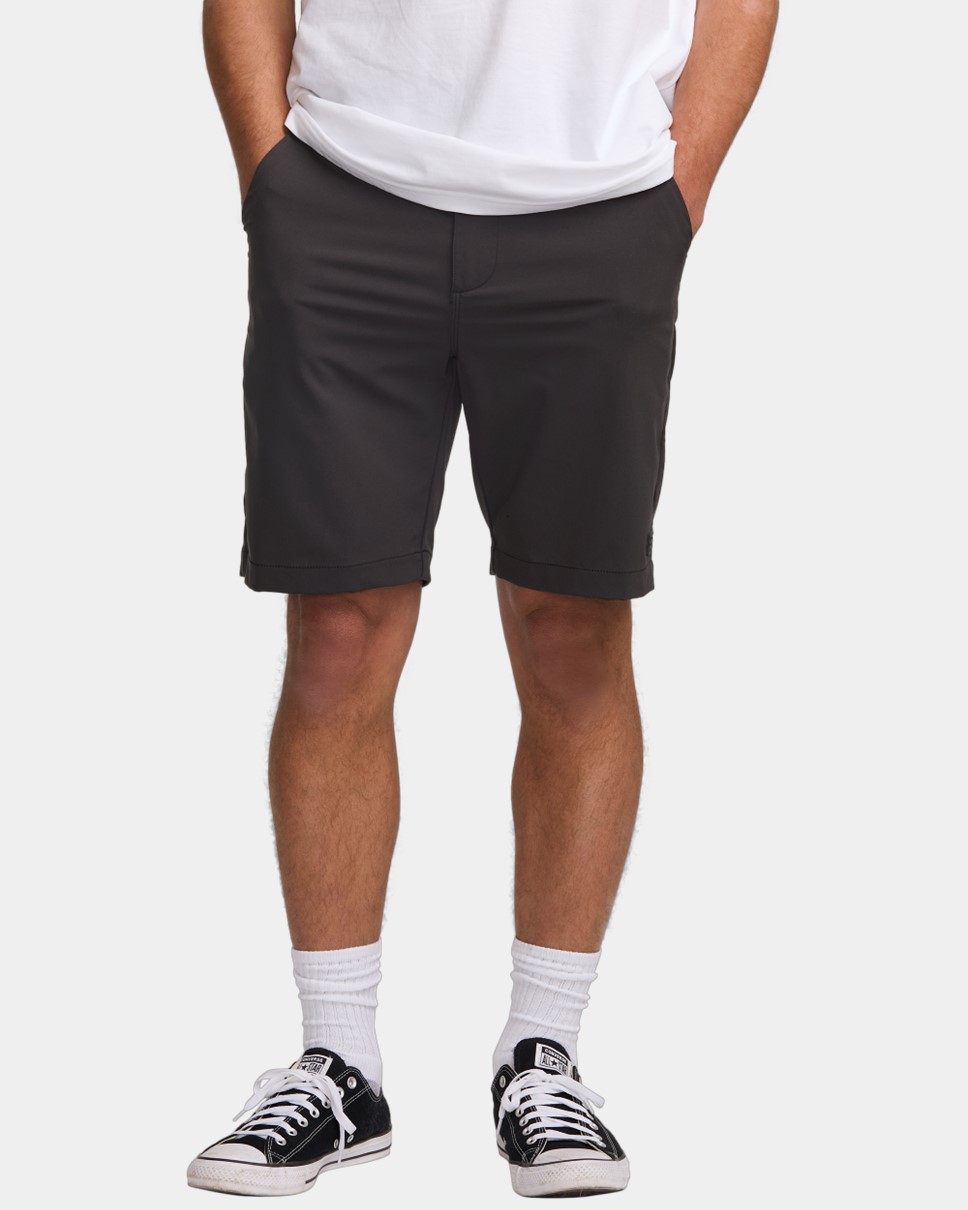 Mens Surftrek Journey Hybrid 20" Shorts-Black