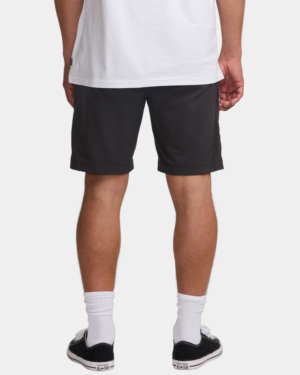 Mens Surftrek Journey Hybrid 20" Shorts-Black