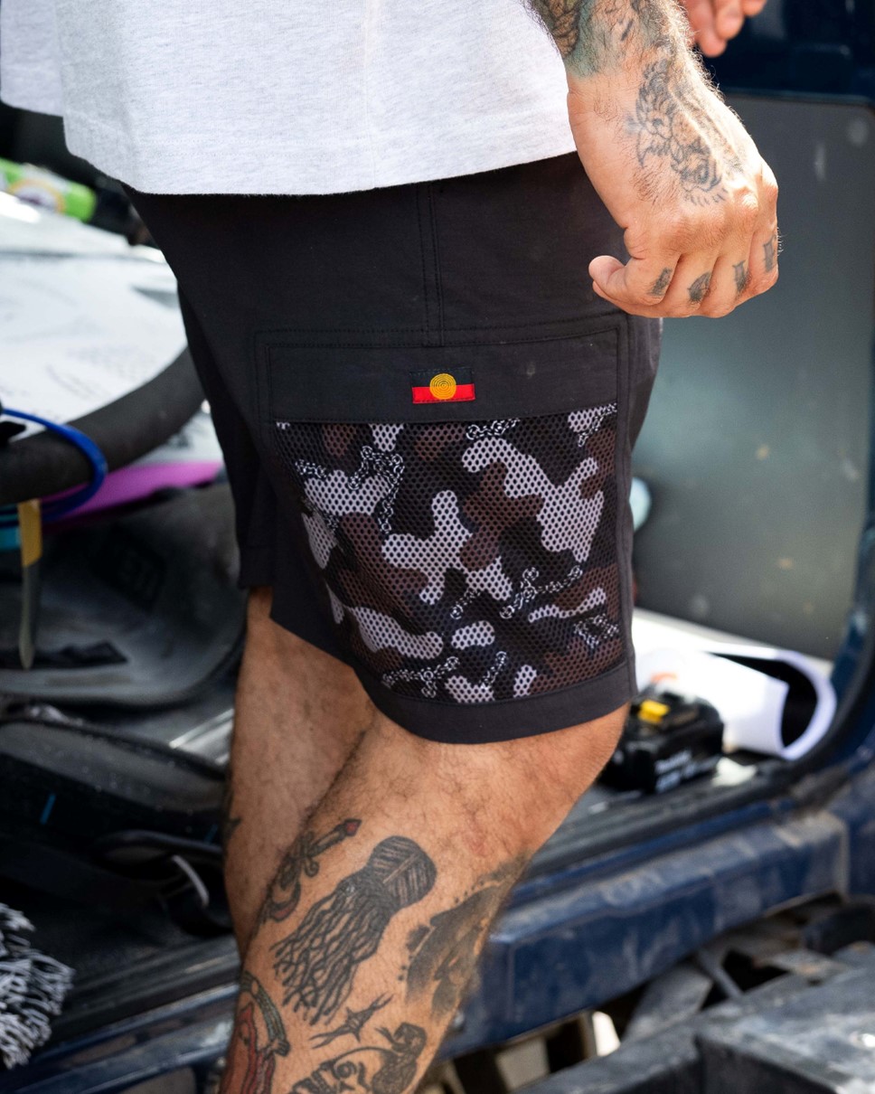 Mens Otis Mesh 18" Elasticated Shorts