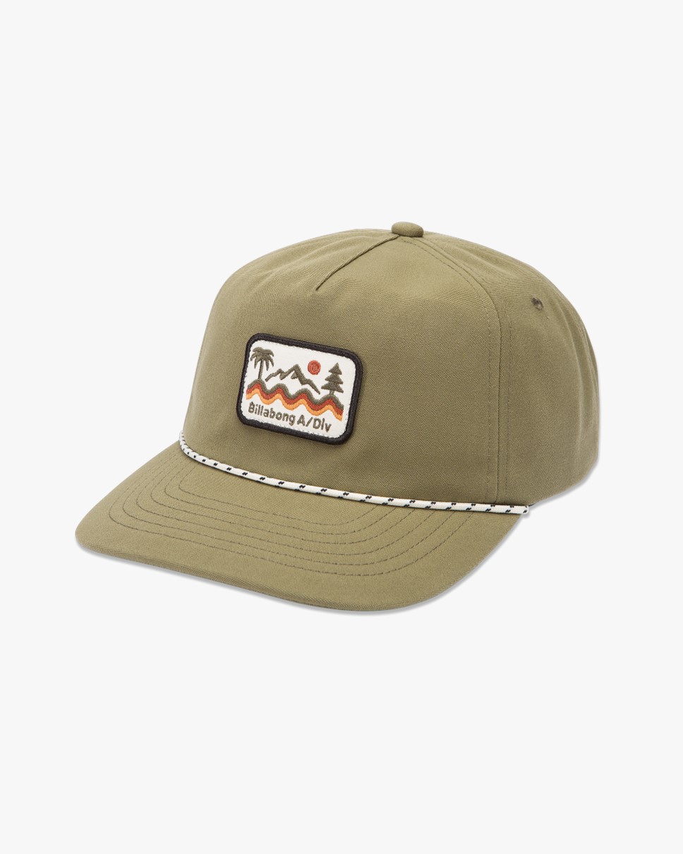 Mens Adiv Strapback Cap-Green