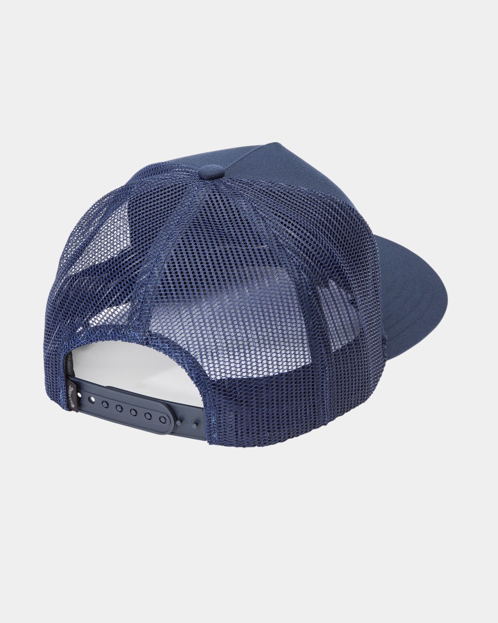 Mens Adiv Coastal Trucker Cap-Blue