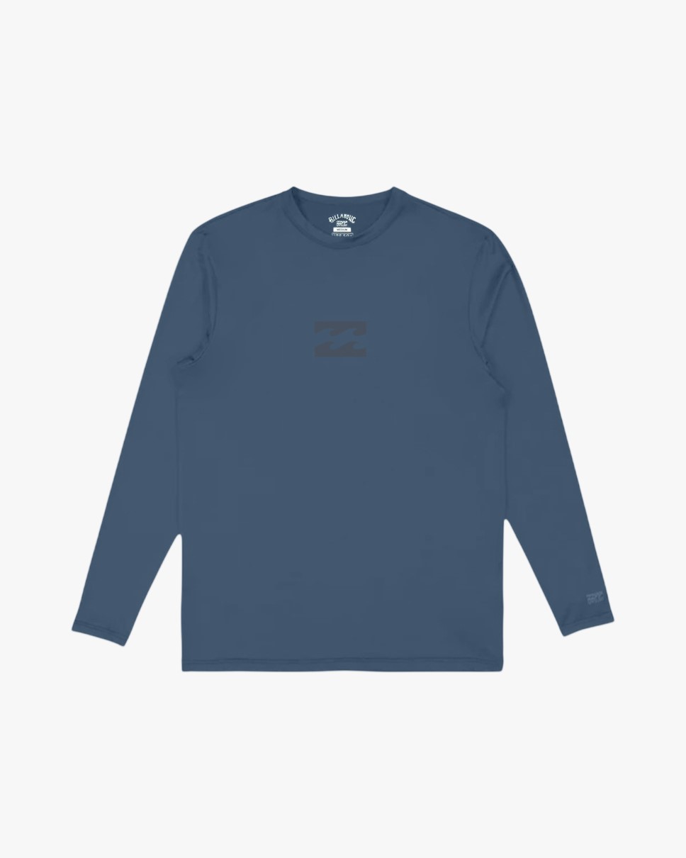 Mens All Day Wave Loose Fit Long Sleeve Rash Vest (WBL)