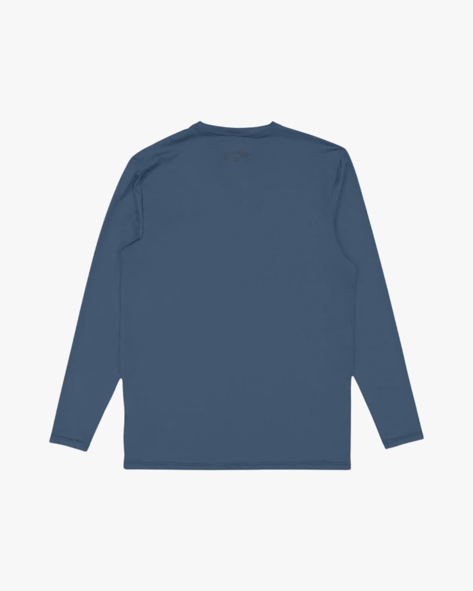 Mens All Day Wave Loose Fit Long Sleeve Rash Vest (WBL)