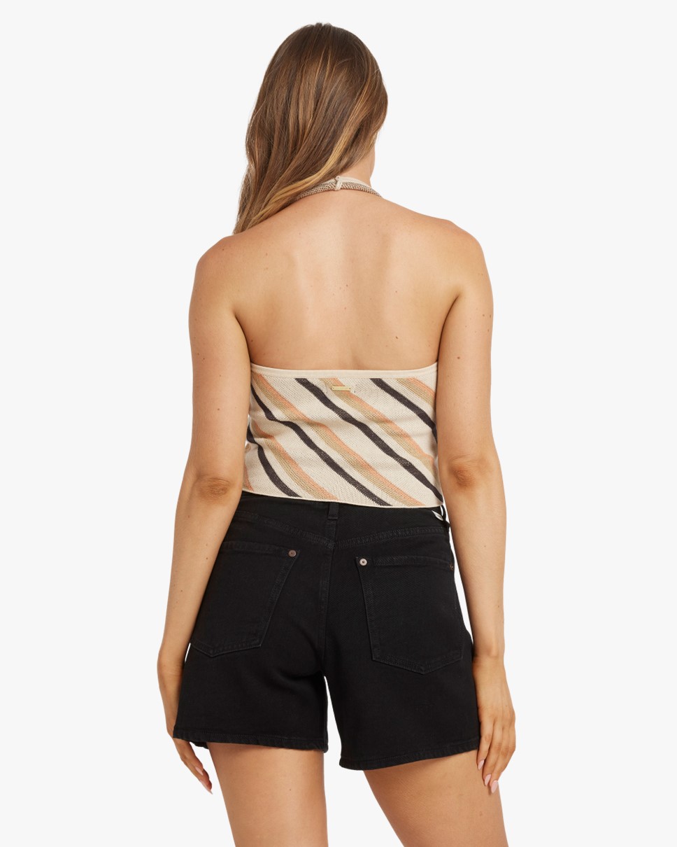 Womens All Out Sweater Halter Top