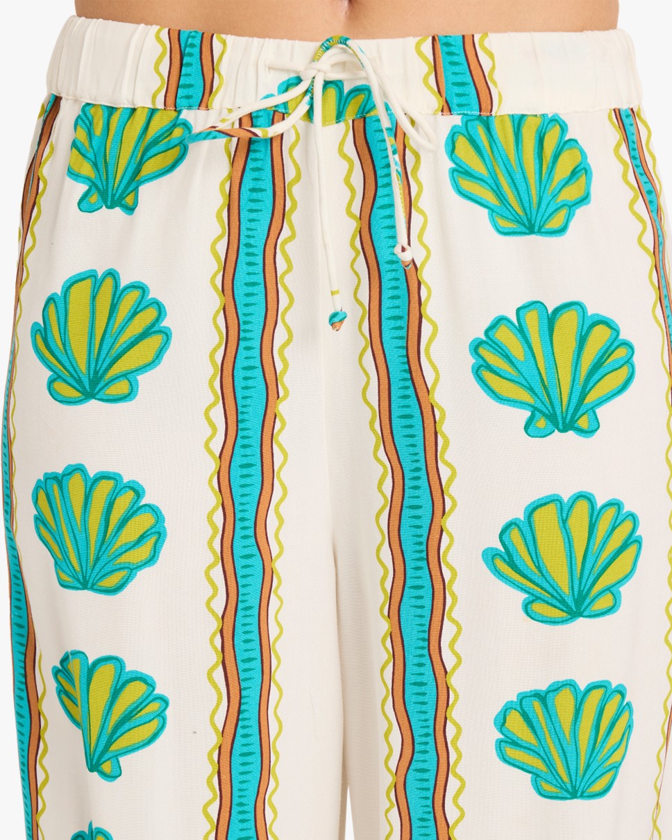 Womens Coastal Crush Elastic Pants