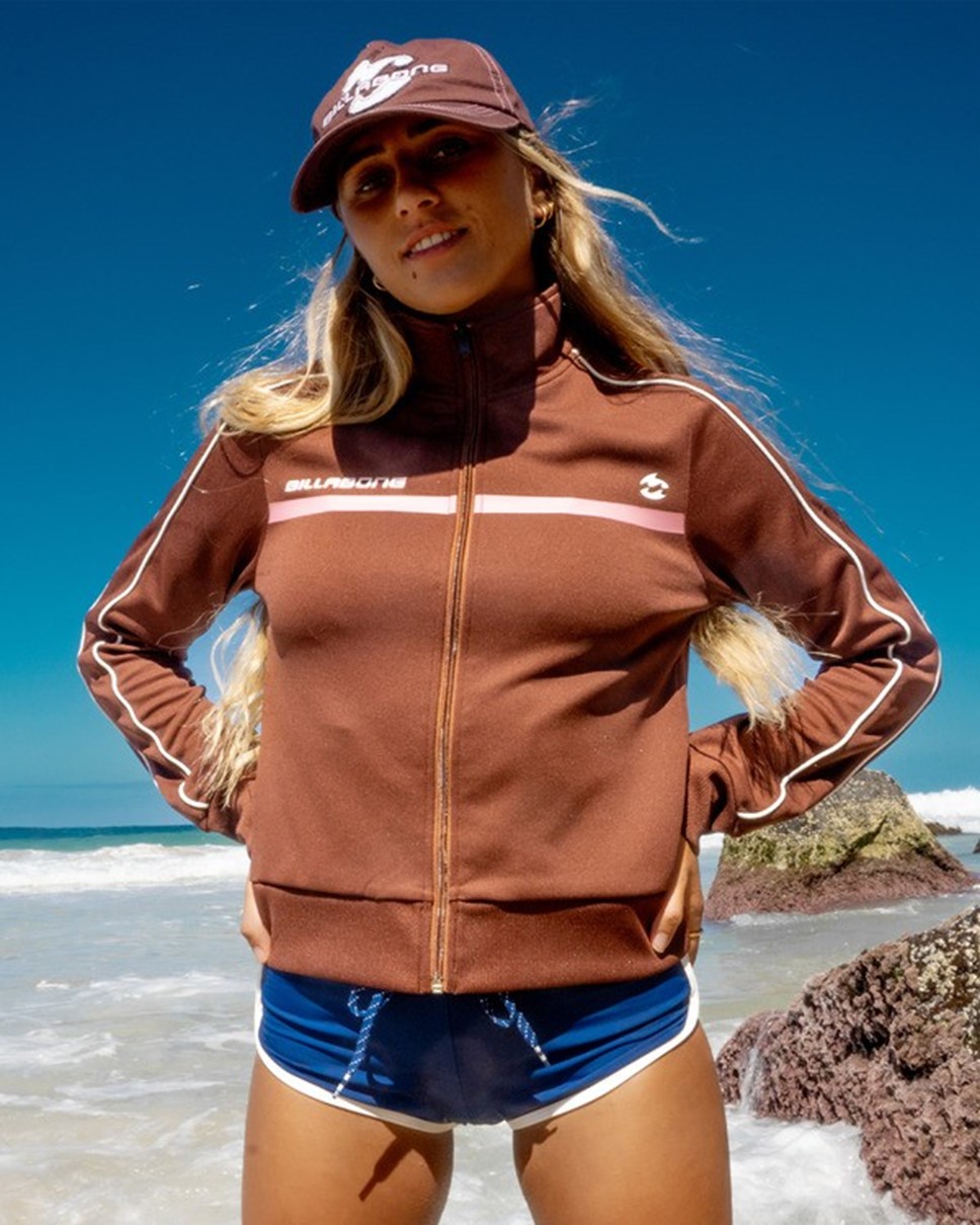 Womens Back Beach Supalove Zip Up Jacket