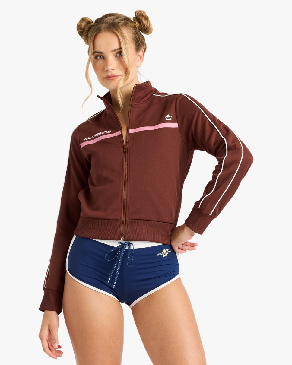 Womens Back Beach Supalove Zip Up Jacket