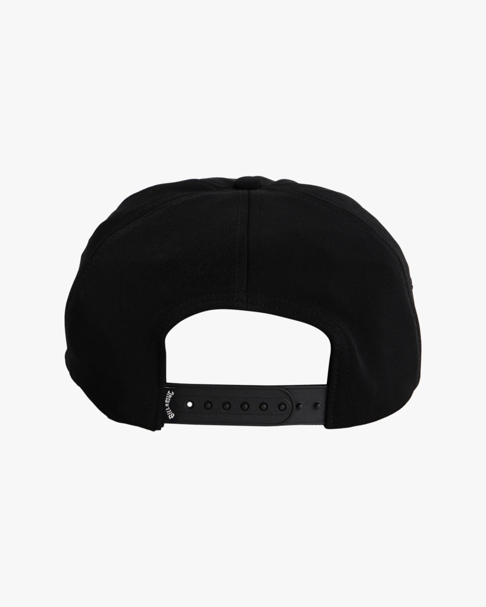 Mens Team Snapback-Black