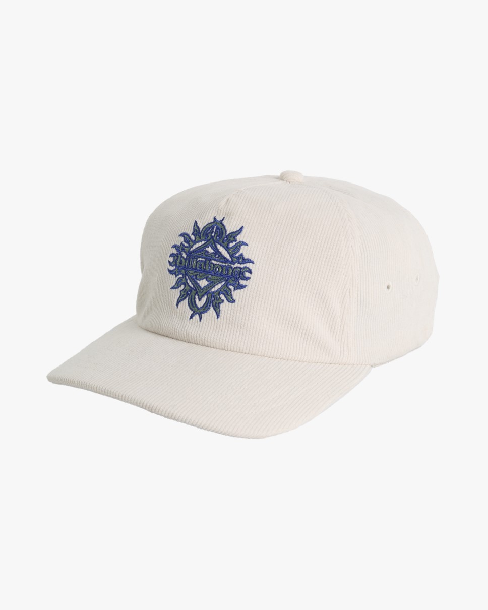 Mens Heritage Strapback Cap-White