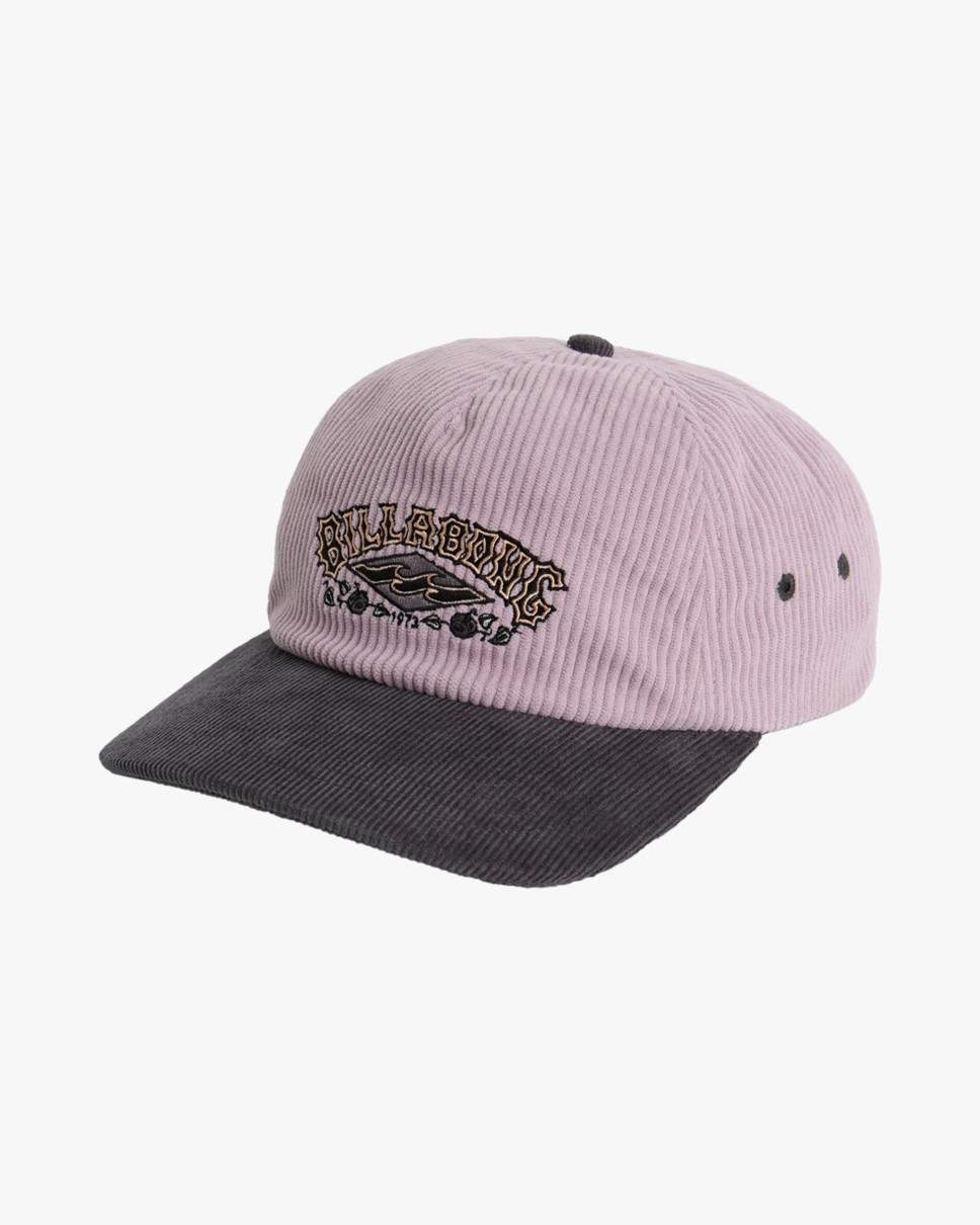 Mens Heritage Strapback Cap-Purple