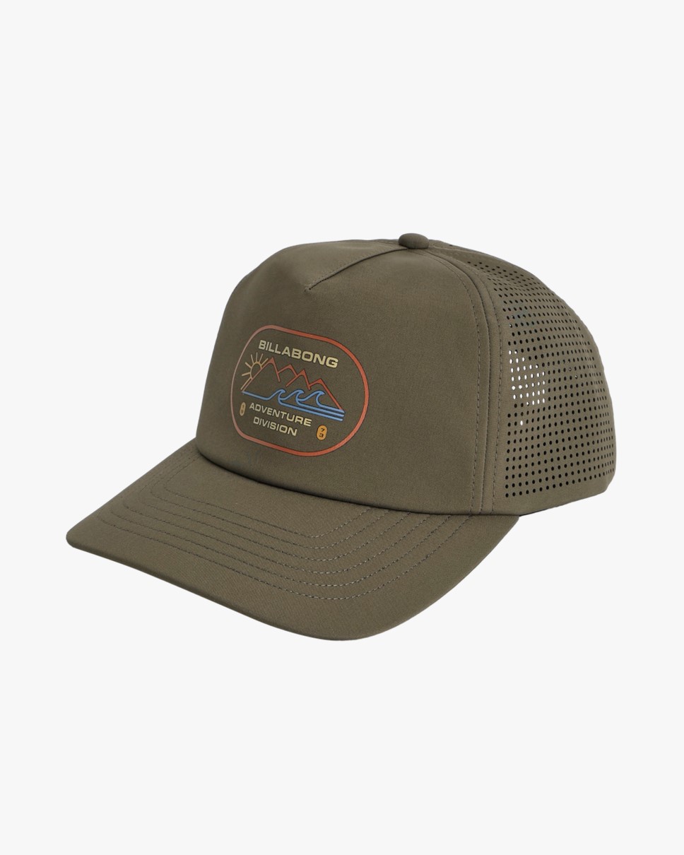 Mens Adiv Tech Snapback Cap-Green