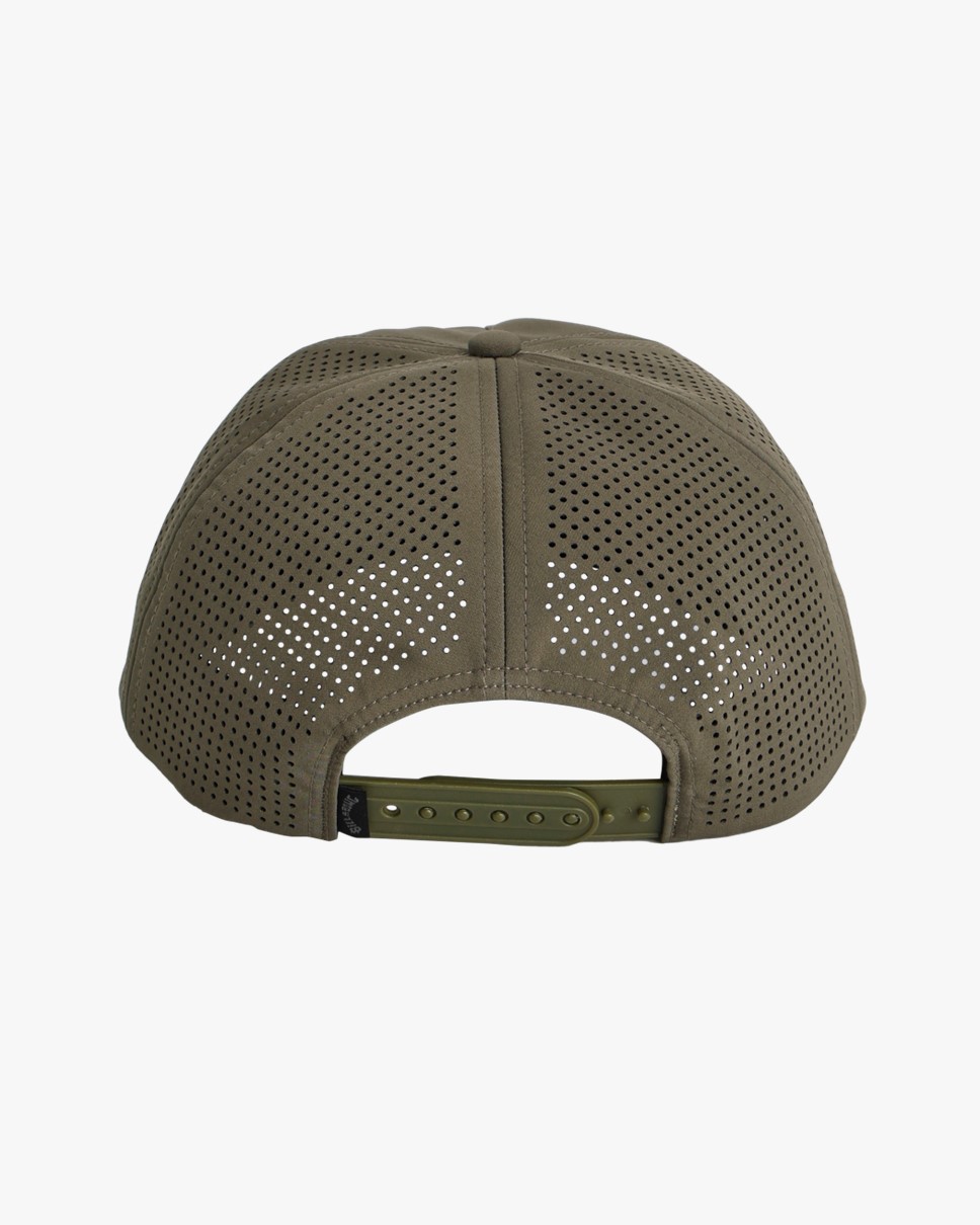 Mens Adiv Tech Snapback Cap-Green