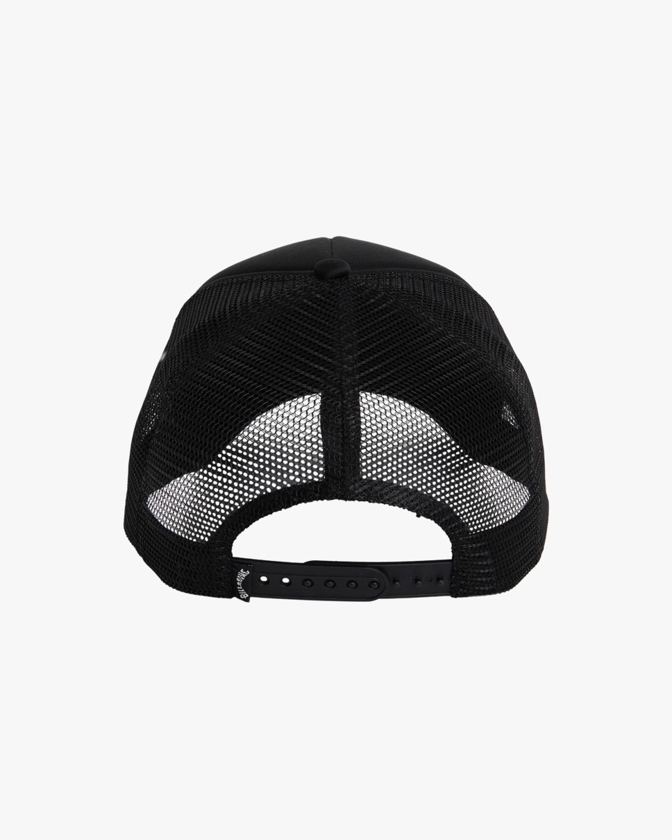 Mens Norfolk Trucker Cap-Black