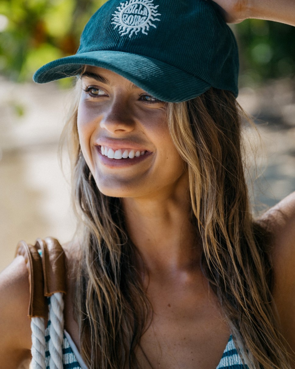 Womens Dad Cap-Green