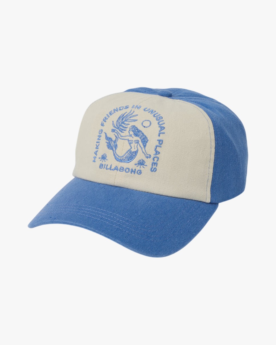 Womens  Dad Cap-Blue