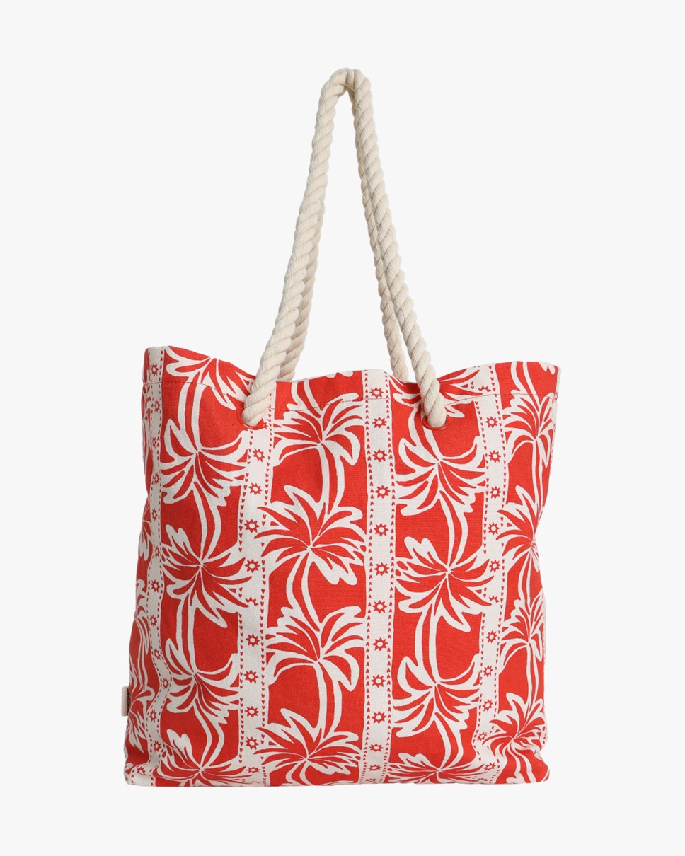 Womens Dreaming of Holidays Row Of Palms Be Tote Bag
