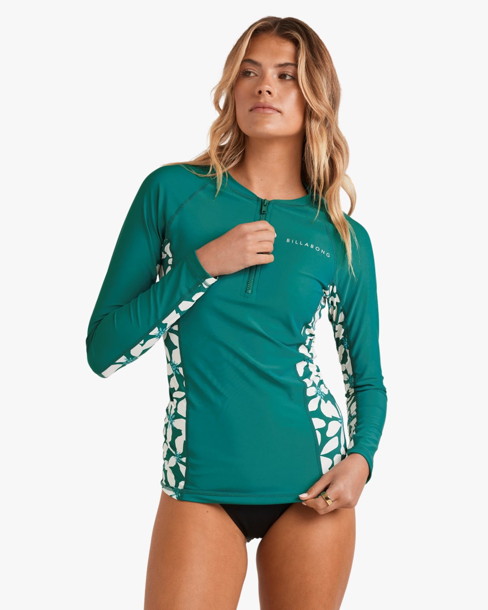 Womens Reek Break Upf 50 Long Sleeve Rash Vest