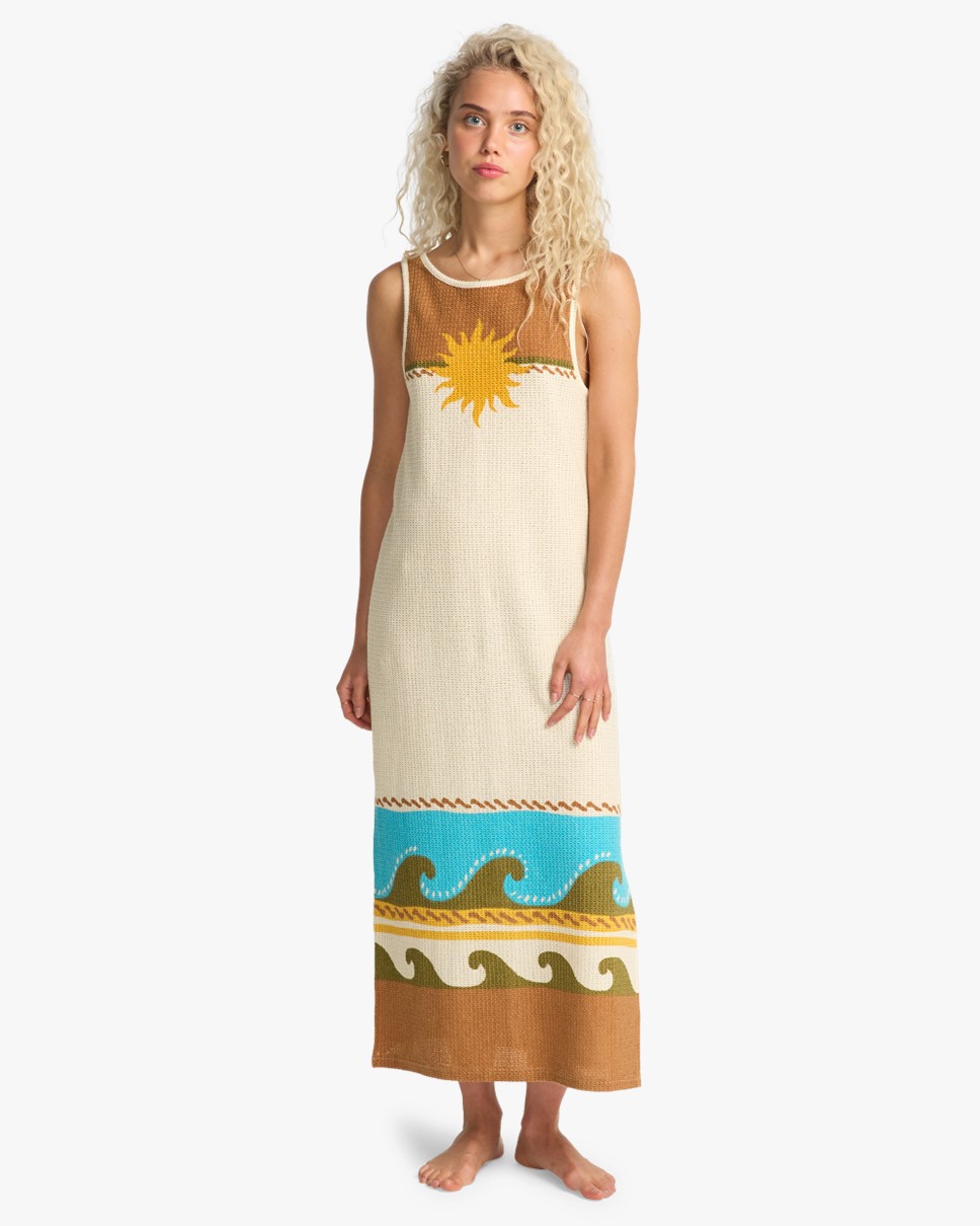 Womens Des Tropiques Solar Babe Midi Dress