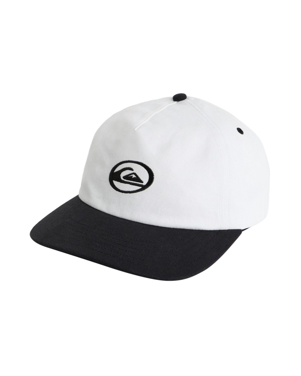 Mens Tilt Snapback Cap-White