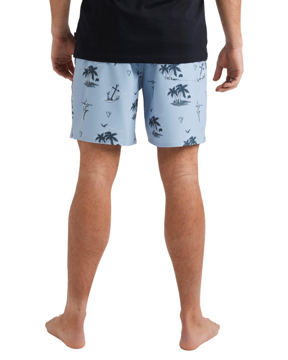 Mens Horizon Haze Swimshorts-Blue