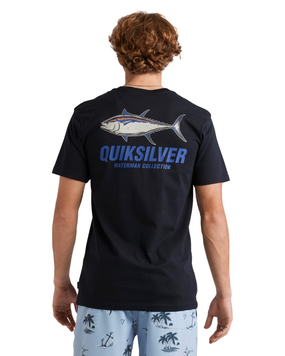Mens Slack Tide T-Shirt-Black