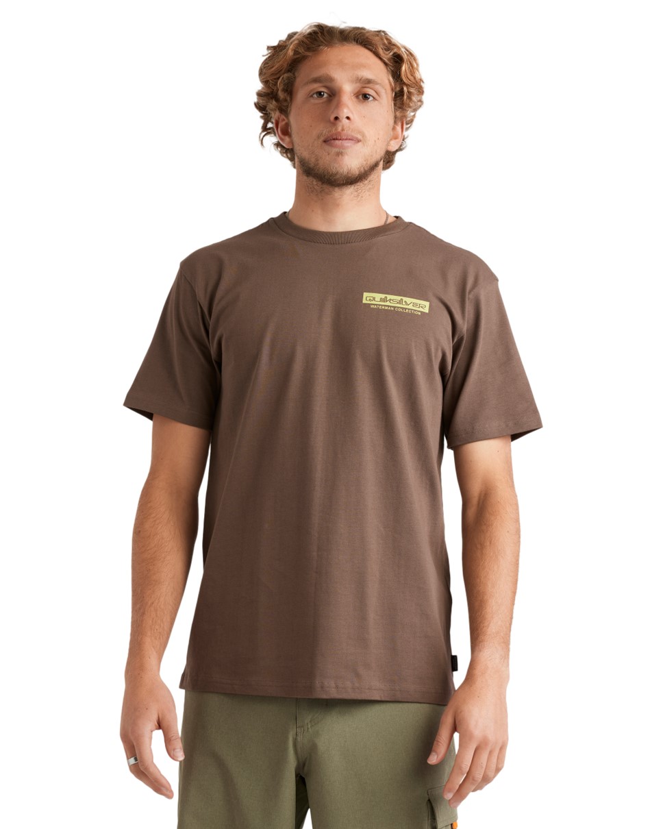Mens Desert Swells T-Shirt-Brown
