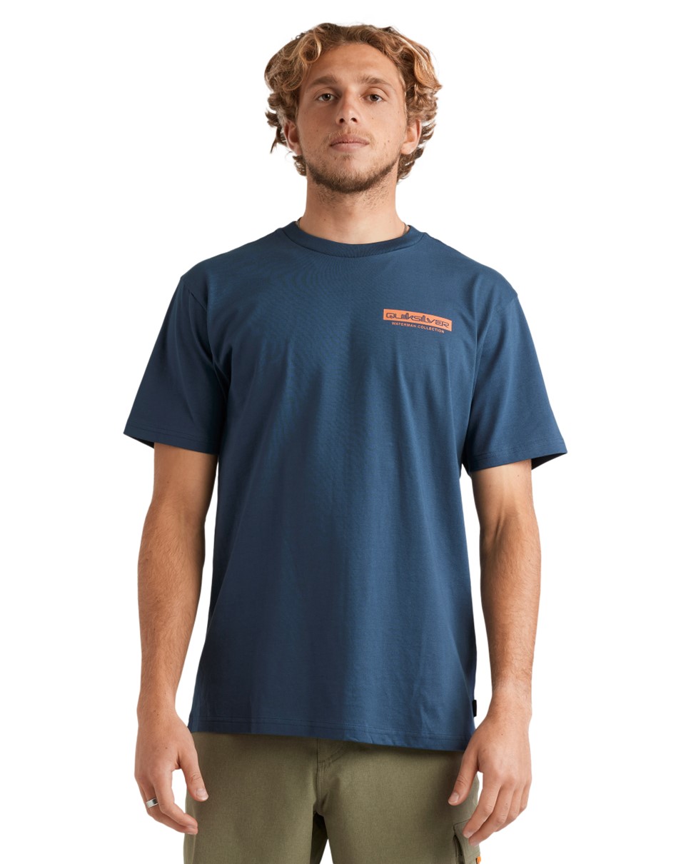 Mens Desert Swells T-Shirt-Blue