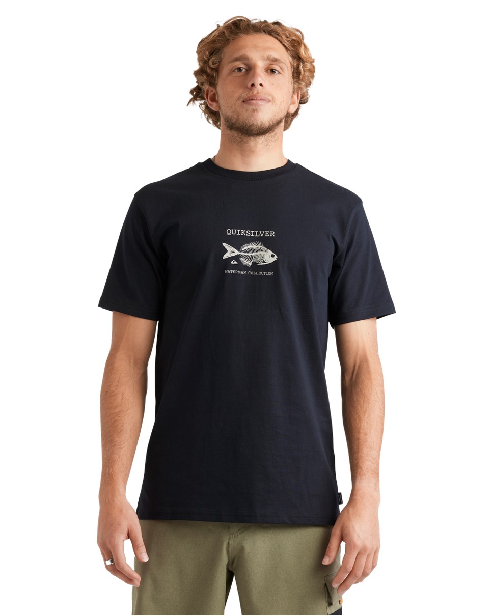 Mens Caught Nothing T-Shirt-Black