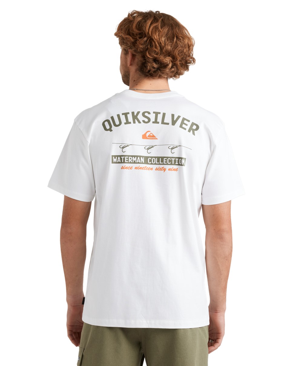 Mens Cast Out T-Shirt-White