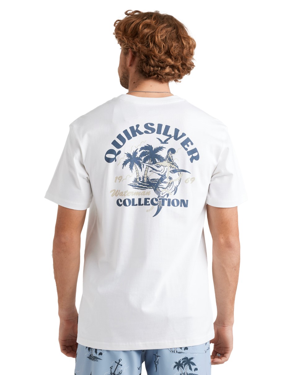 Mens Island Hop T-Shirt-White