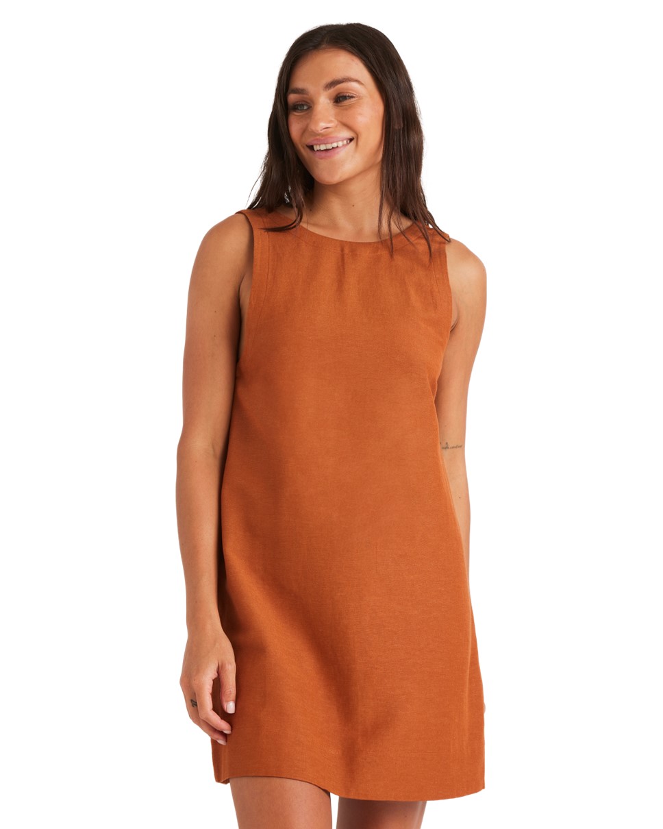 Womens Under The Palm Shadow Lucky Charm Dress