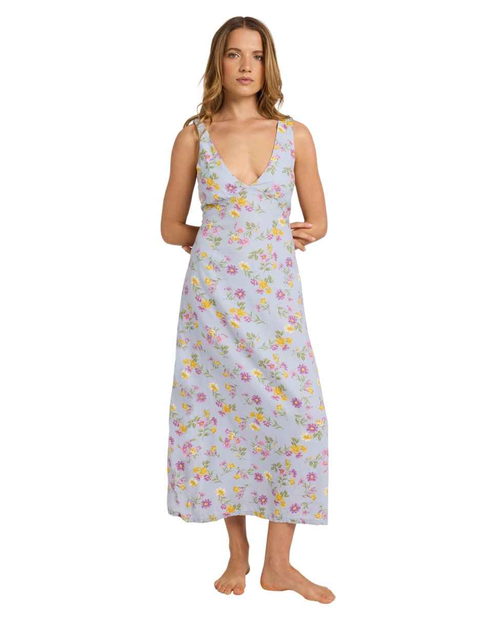Womens Wild flower Midi Dress