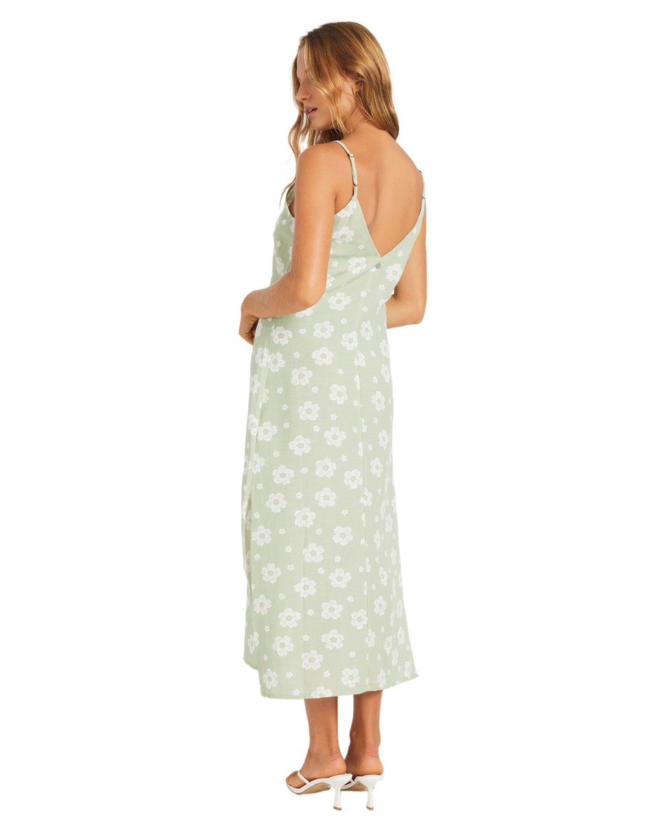 Womens Island Soul Blossom Slip Midi Dress