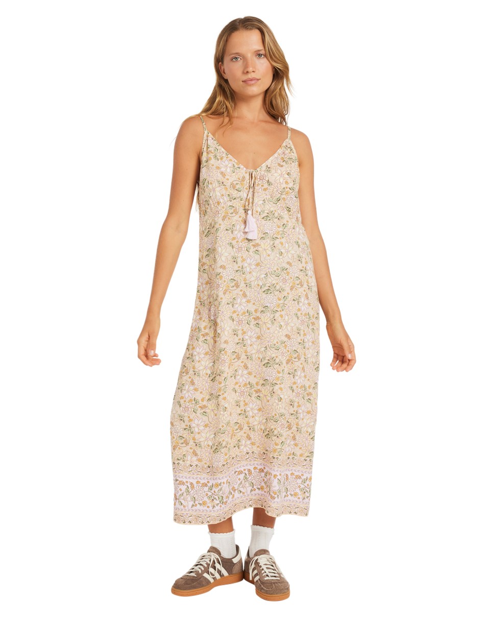Womens Ocean Bloom Garland Midi Dress