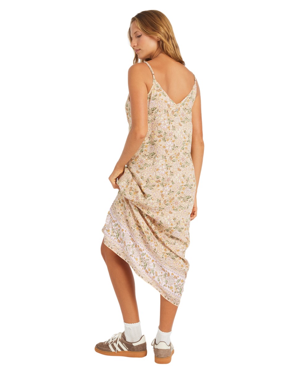Womens Ocean Bloom Garland Midi Dress
