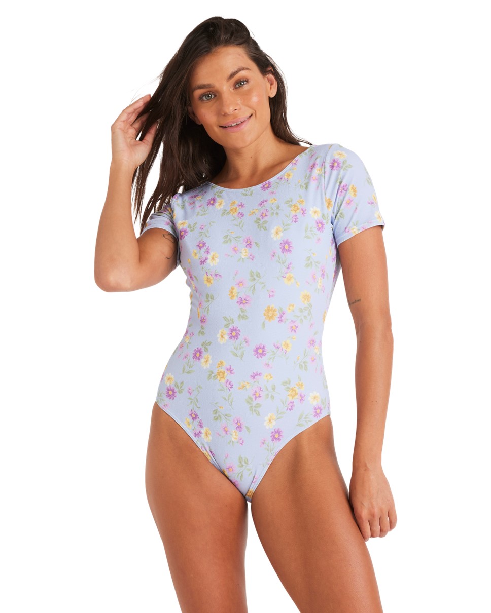 Womens Wild flower S/S Onesie
