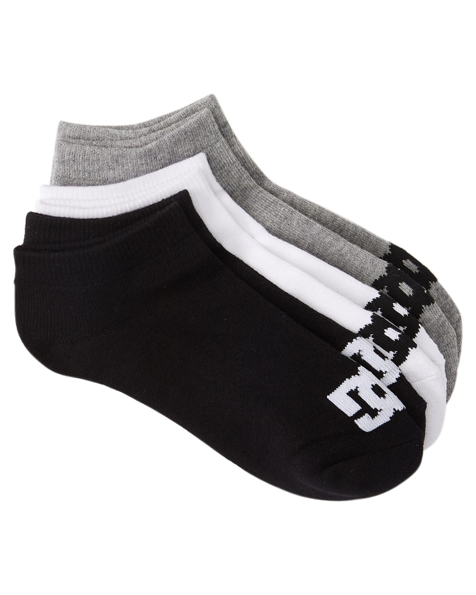 Mens Dc Ankle 3Pk Ankle Socks (KVJ8)